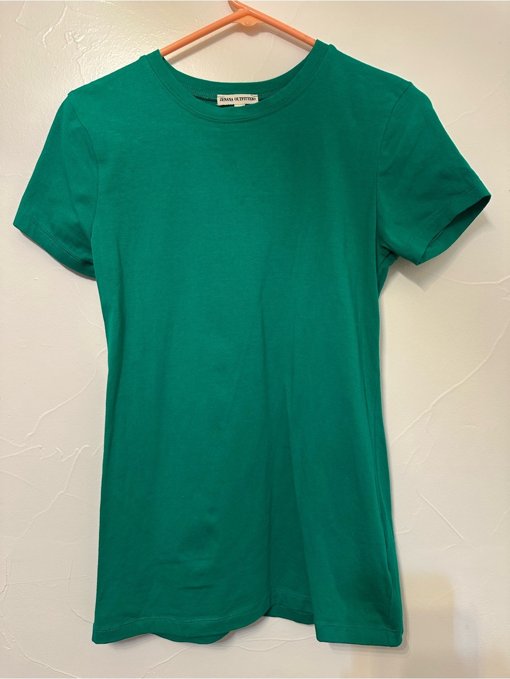Zenana Outfitters Emerald Green Short Sleeve Crewneck Tee